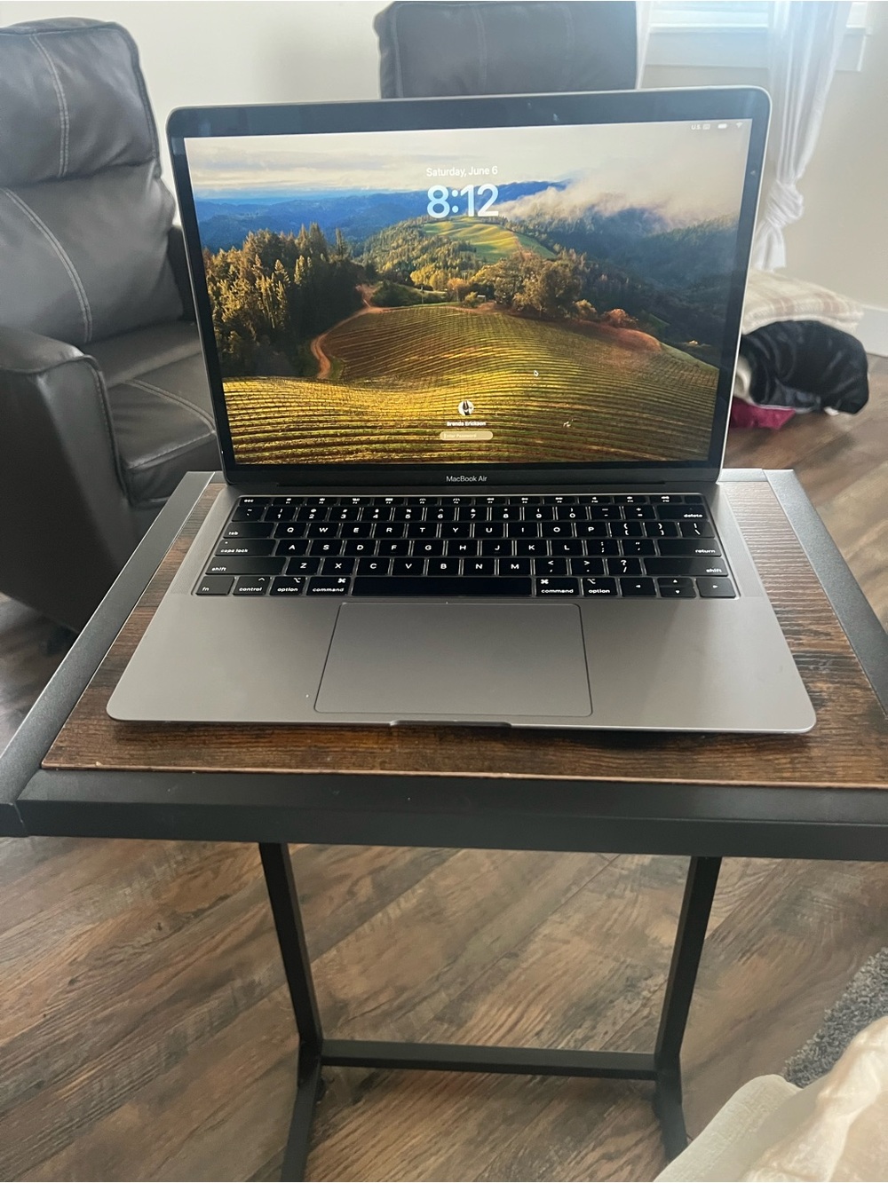 Apple MacBook Air - Silver with Blue Screen Graphic